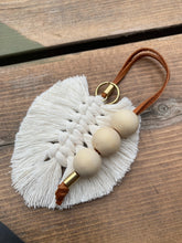 Load image into Gallery viewer, Car Charm Feather Macrame