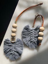 Load image into Gallery viewer, Car Charm Feather Macrame