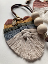 Load image into Gallery viewer, Car Charm Feather Macrame