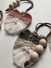 Load image into Gallery viewer, Car Charm Feather Macrame