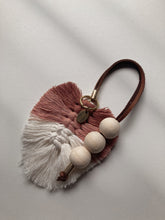 Load image into Gallery viewer, Car Charm Feather Macrame
