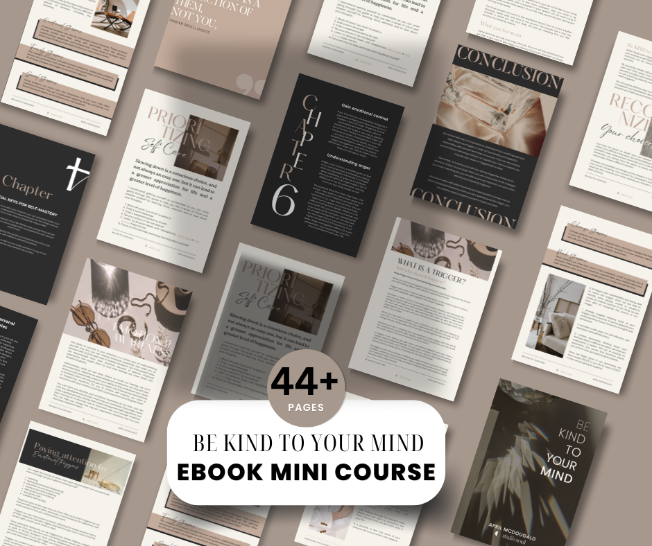 BE KIND TO YOUR MIND eBOOK/mini course