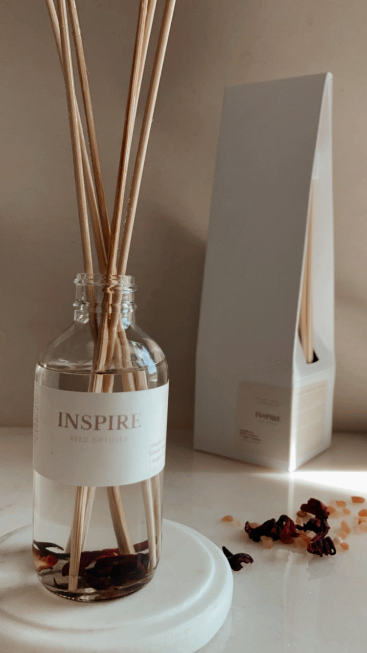 INSPIRE Reed Diffuser – Heart + Soul Candle Co.